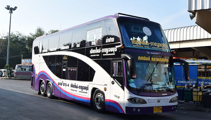 Autobús de Bangkok a Kanchanaburi