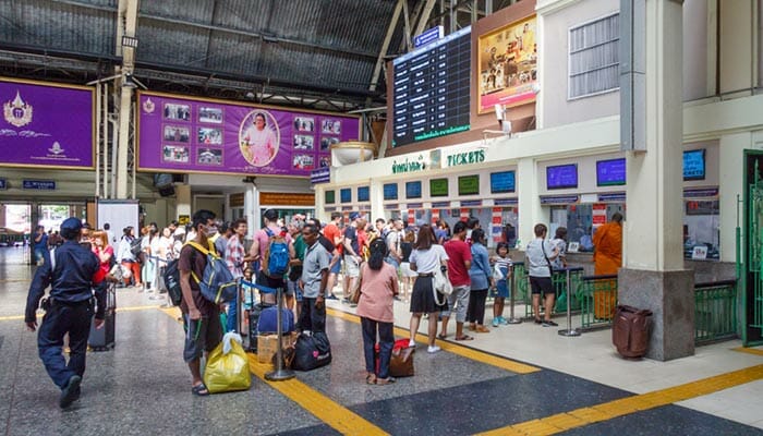 Dónde comprar los billetes para viajar en tren por Tailandia
