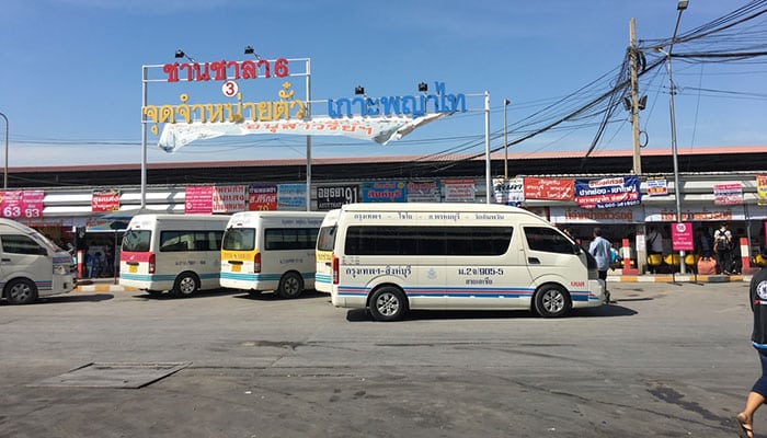 Del Aeropuerto de Don Mueang a Pattaya en autobús