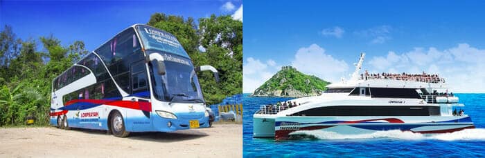De Koh Samui a Koh Phi Phi en autobús o furgoneta y ferry